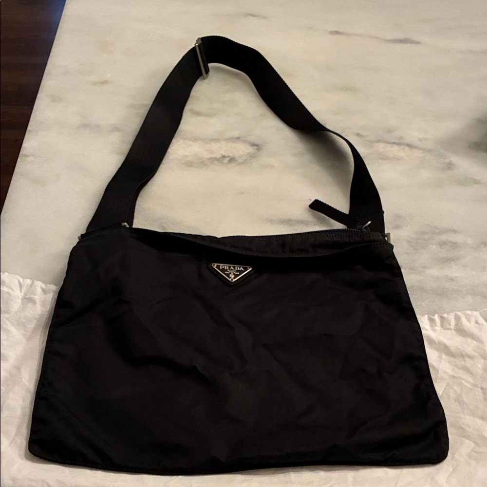 Prada Black Nylon Crossbody Bag